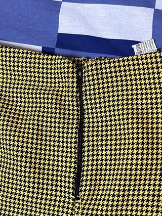 Falda pantalón cuadros Bershka Talla L