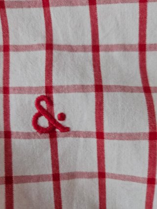 Camisa Neck & Neck cuadros rojos manga corta