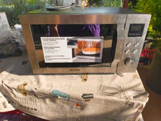 Microondas Severin 30L Grill Aire Caliente