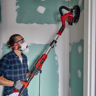 Einhell lijadora pared potente mango telescópico