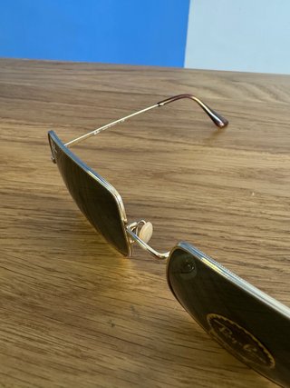 Gafas de Sol Ray-Ban Cuadradas Negro/Dorado