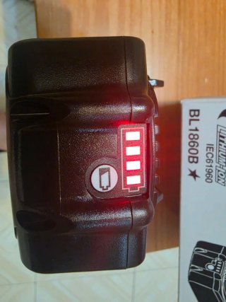 Batería Makita 18V 6.0Ah BL1860B