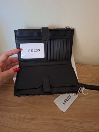 Portafoglio Guess nero