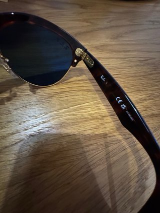 Ray-Ban Clubmaster Marrón y Dorado original/nuevas