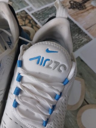 Scarpe Nike Air Max 270 Bianche e Blu