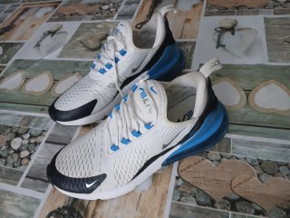 Scarpe Nike Air Max 270 Bianche e Blu