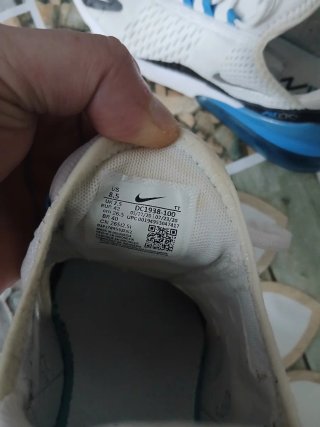 Scarpe Nike Air Max 270 Bianche e Blu