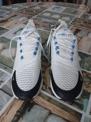 Scarpe Nike Air Max 270 Bianche e Blu