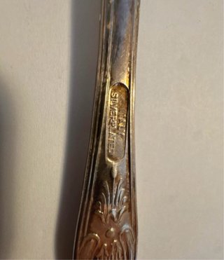 2 Posate Silver Plated  Anni '20