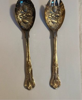 2 Posate Silver Plated  Anni '20
