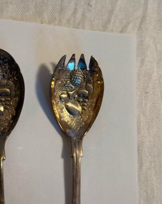 2 Posate Silver Plated  Anni '20