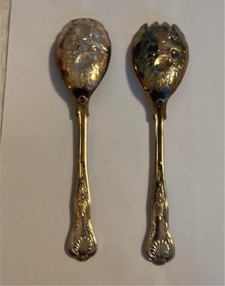 2 Posate Silver Plated  Anni '20