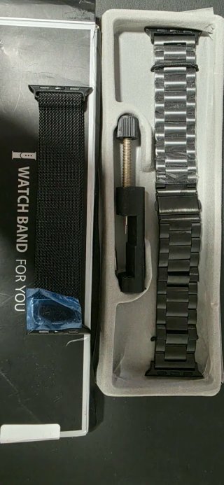 Correas Apple Watch Metal y Malla Negra