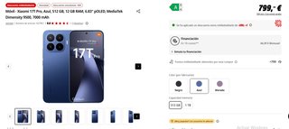 Xiaomi 17T Pro 512GB Azul - Nuevo y Precintado