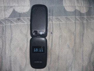 Brondi Amico mio+ cellulare per anziani nero