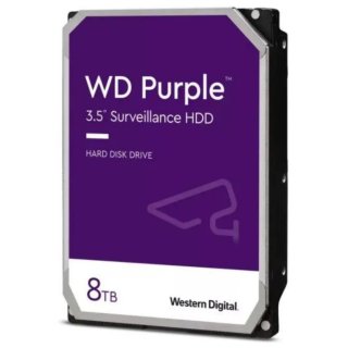 Disco Duro WD Purple 8TB 3.5 Surveillance HDD