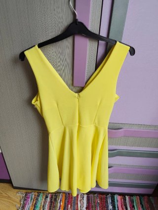 Lote 2 vestiti gialli T. S/M