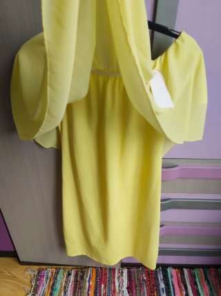 Lote 2 vestiti gialli T. S/M
