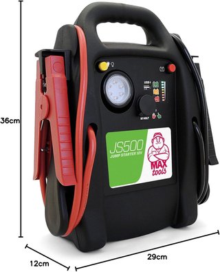 MAXTOOLS JS500 arrancador coche linterna USB