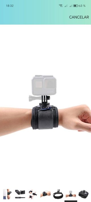 Supporto da polso compatibile con GoPro