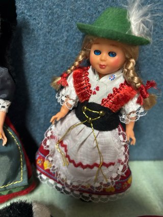 Bambole souvenir vintage varie nazioni