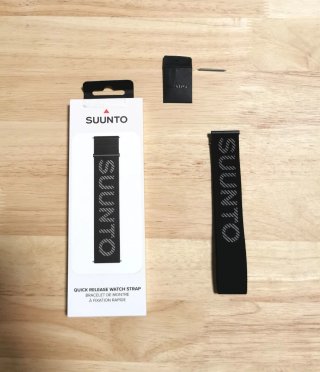Correa Suunto 22Ath7 Loop Talla M/L Negra/Gris
