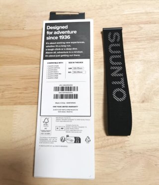 Correa Suunto 22Ath7 Loop Talla M/L Negra/Gris