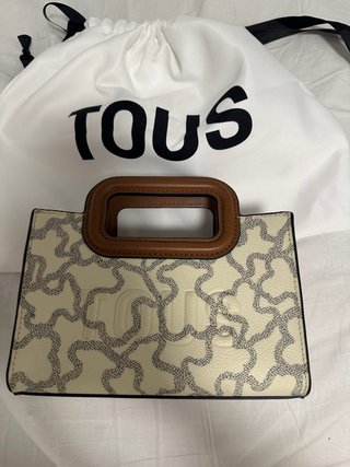 Bolso Tous Beige y Marrón