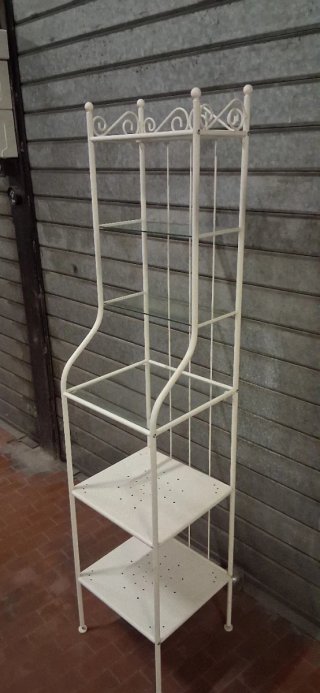 Scaffale vetrinetta espositore bianco