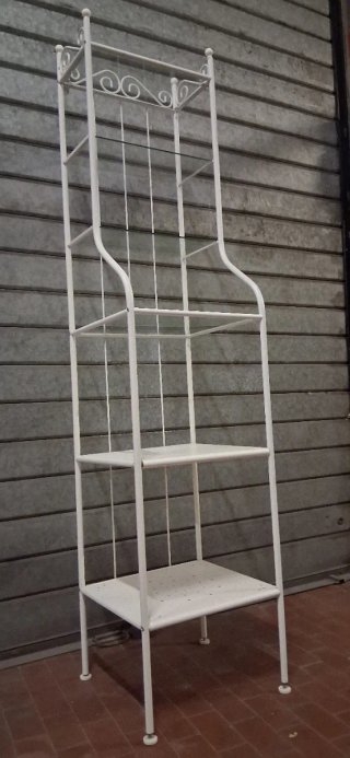 Scaffale vetrinetta espositore bianco