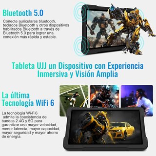 Tablet Android 15 10" Niños con Funda EVA