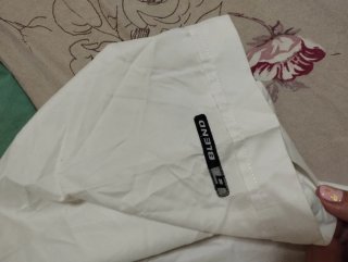 Camicia bianca a manica corta da uomo Taglia M