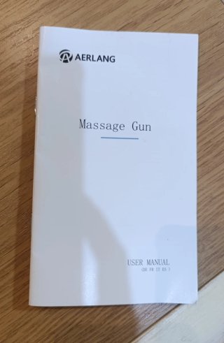 Pistola de masaje nueva.