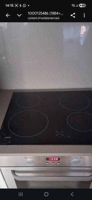 Placa Vitrocerámica Zanussi