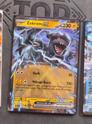 Lote 3 Cartas Pokémon EX: Reshiram, Zekrom, Kyurem
