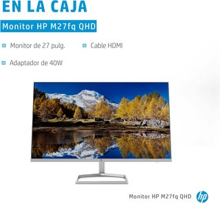 HP M27fq monitor 27" QHD FreeSync