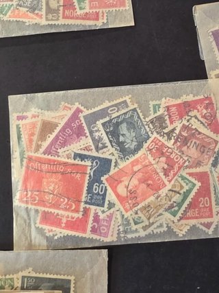 Noruega Colección de aproximadamente 600 sellos
