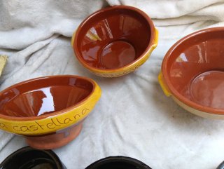 Sopera de porcelana blanca