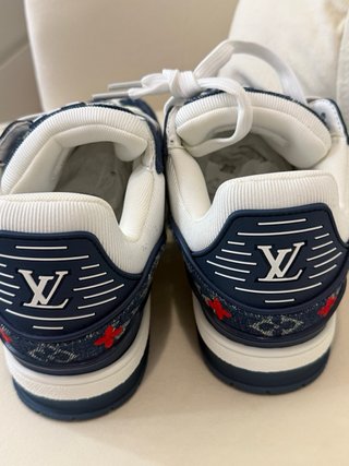 Zapatillas Louis Vuitton Azules y Blancas