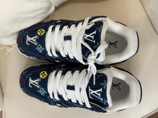 Zapatillas Louis Vuitton Azules y Blancas