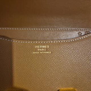 Bolso Hermes Marrón Piel