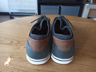 Zapatos planos ASOS hombre grises