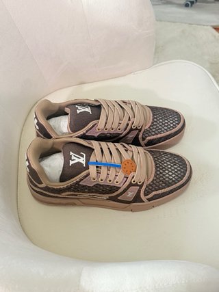 Zapatillas Louis Vuitton Marrón y Rosa