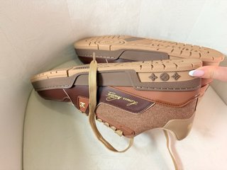 Zapatillas Louis Vuitton Beige y Marrón