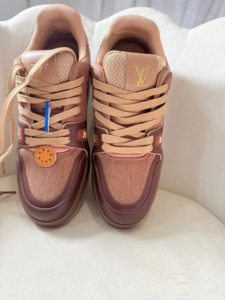 Zapatillas Louis Vuitton Beige y Marrón