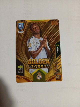 Panini FIFA 365 Golden Baller Vinicius Jr GOL9
