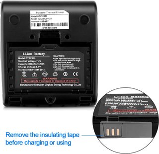 EXCELVAN E300 impresora térmica portátil bluetooth