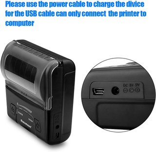 EXCELVAN E300 impresora térmica portátil bluetooth