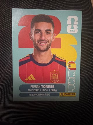 Cromo Ferran Torres FIFA 23 Panini