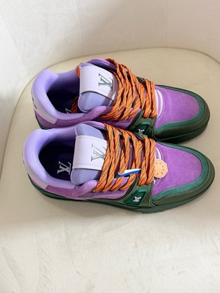 Zapatillas Louis Vuitton Morado y Verde
